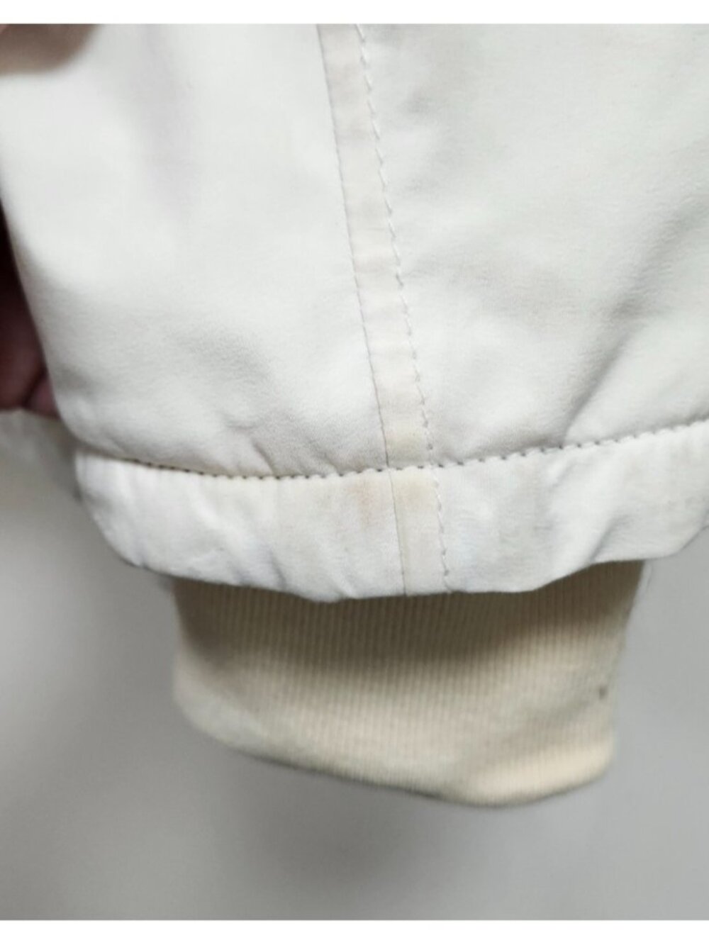 PRADA Sport Linea Rossa Gore-Tex Jacket Womens 42 White Real Fur Hood Nylon Coat - Picture 9 of 16